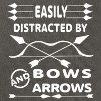Easily Distracted By Bows And Arrows Cotton Canvas Backpack