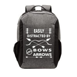 Easily Distracted By Bows And Arrows Vector Backpack