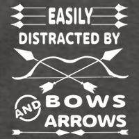 Easily Distracted By Bows And Arrows Vector Backpack