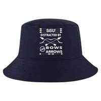 Easily Distracted By Bows And Arrows Cool Comfort Performance Bucket Hat