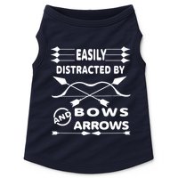 Easily Distracted By Bows And Arrows Doggie Tank