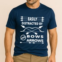 Easily Distracted By Bows And Arrows Cooling Performance Crew T-Shirt