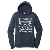 Easily Distracted By Bows And Arrows Women's Pullover Hoodie