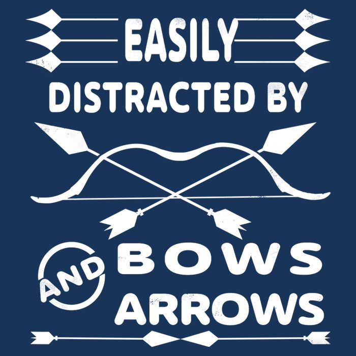 Easily Distracted By Bows And Arrows Mousepad