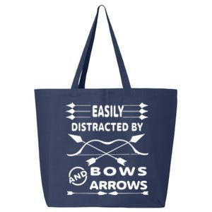 Easily Distracted By Bows And Arrows 25L Jumbo Tote