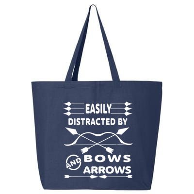 Easily Distracted By Bows And Arrows 25L Jumbo Tote