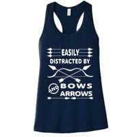 Easily Distracted By Bows And Arrows Womens Tank Top