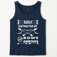 Easily Distracted By Bows And Arrows Tank Top