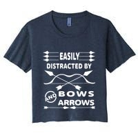 Easily Distracted By Bows And Arrows Crop Top