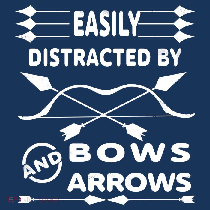 Easily Distracted By Bows And Arrows Short Acrylic Beanie