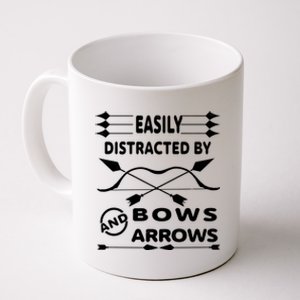 Easily Distracted By Bows And Arrows Coffee Mug