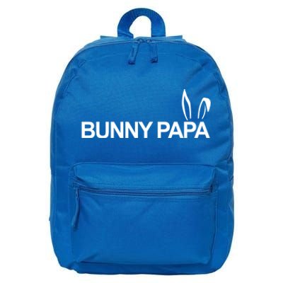 Expectant Dad Bunny Papa Eggspecting Easter Pregnancy Reveal Gift 16 in Basic Backpack