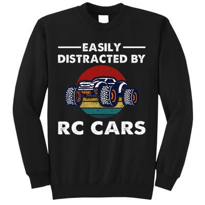 Easily Distracted By RC Cars RC Car Racing Lover Enthusiasts Sweatshirt