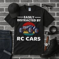 Easily Distracted By RC Cars RC Car Racing Lover Enthusiasts Tall T-Shirt