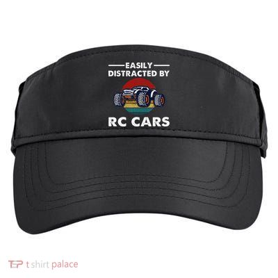 Easily Distracted By RC Cars RC Car Racing Lover Enthusiasts Adult Drive Performance Visor