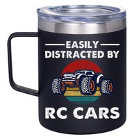 Easily Distracted By RC Cars RC Car Racing Lover Enthusiasts 12oz Stainless Steel Coffee Mug