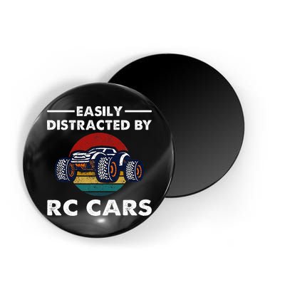 Easily Distracted By RC Cars RC Car Racing Lover Enthusiasts Magnet