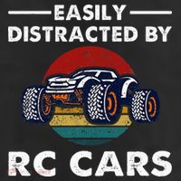 Easily Distracted By RC Cars RC Car Racing Lover Enthusiasts 25L Jumbo Tote
