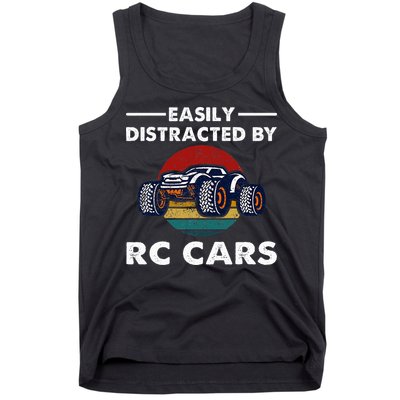 Easily Distracted By RC Cars RC Car Racing Lover Enthusiasts Tank Top