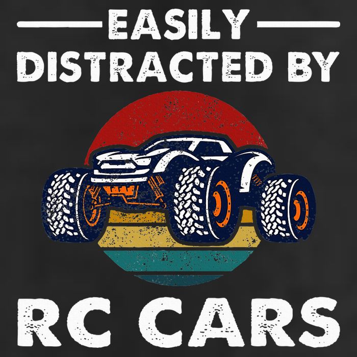 Easily Distracted By RC Cars RC Car Racing Lover Enthusiasts Golf Towel