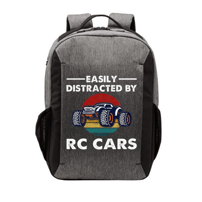 Easily Distracted By RC Cars RC Car Racing Lover Enthusiasts Vector Backpack