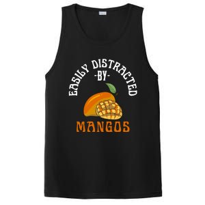 Easily Distracted By Go Funny Go Farm Fruits Lover Gift PosiCharge Competitor Tank