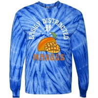 Easily Distracted By Go Funny Go Farm Fruits Lover Gift Tie-Dye Long Sleeve Shirt