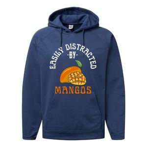 Easily Distracted By Go Funny Go Farm Fruits Lover Gift Performance Fleece Hoodie