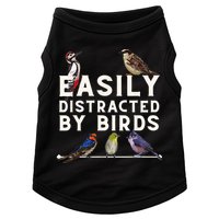 Easily Distracted By Birds Funny Bird Lover Birdwatching Doggie Tank