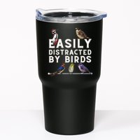 Easily Distracted By Birds Funny Bird Lover Birdwatching Tumbler
