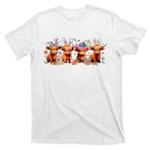 Easter Day Baby Highland Cow T-Shirt