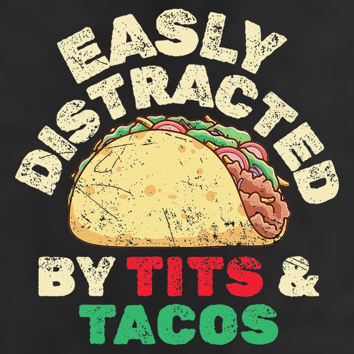 Easily Distracted By Tits And Tacos Dirty Adult Humor Adult Drive Performance Visor