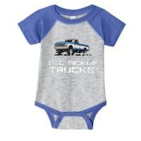 Easily Distracted By Old Pickup Trucks Infant Baby Jersey Bodysuit