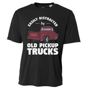 Easily Distracted By Old Pickup Trucks For A Trucker Cooling Performance Crew T-Shirt