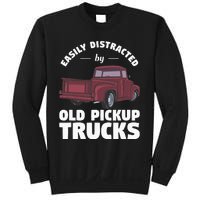 Easily Distracted By Old Pickup Trucks For A Trucker Sweatshirt