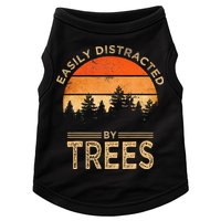 Easily Distracted By Trees Vintage Funny Tree Doggie Tank