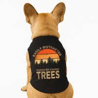Easily Distracted By Trees Vintage Funny Tree Doggie Tank