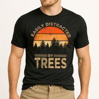 Easily Distracted By Trees Vintage Funny Tree Performance Shirt
