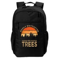 Easily Distracted By Trees Vintage Funny Tree Backpack