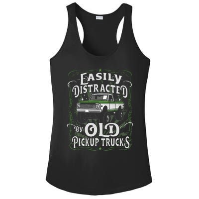 Easily Distracted By Old Pickup Trucks Easily Distracted By Ladies PosiCharge Competitor Racerback Tank