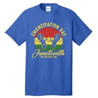 Ecipation Day Blm Freedom Independence Juneteenth 1865 Great Gift Tall T-Shirt