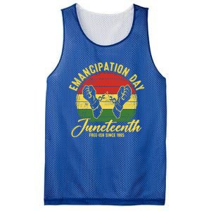 Ecipation Day Blm Freedom Independence Juneteenth 1865 Great Gift Mesh Reversible Basketball Jersey Tank