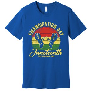 Ecipation Day Blm Freedom Independence Juneteenth 1865 Great Gift Premium T-Shirt