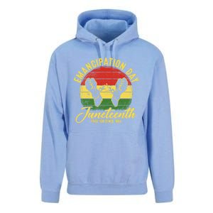 Ecipation Day Blm Freedom Independence Juneteenth 1865 Great Gift Unisex Surf Hoodie