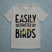 Easily Distracted By Birds T-Shirt