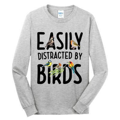 Easily Distracted By Birds Tall Long Sleeve T-Shirt