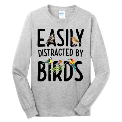 Easily Distracted By Birds Tall Long Sleeve T-Shirt