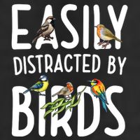 Easily Distracted By Birds Cool Comfort Performance Bucket Hat