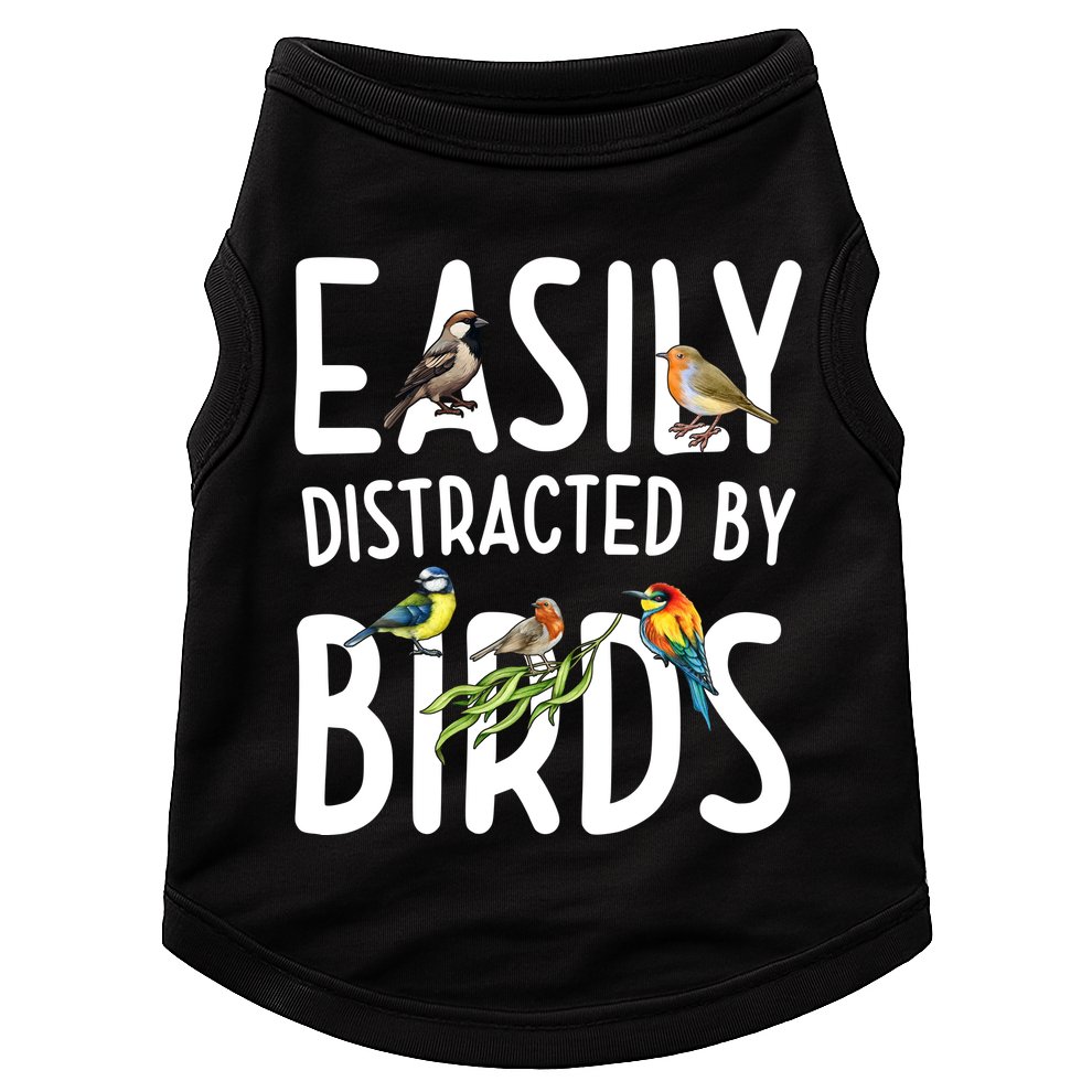 Easily Distracted By Birds Doggie Tank