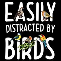 Easily Distracted By Birds Cooling Performance Crew T-Shirt
